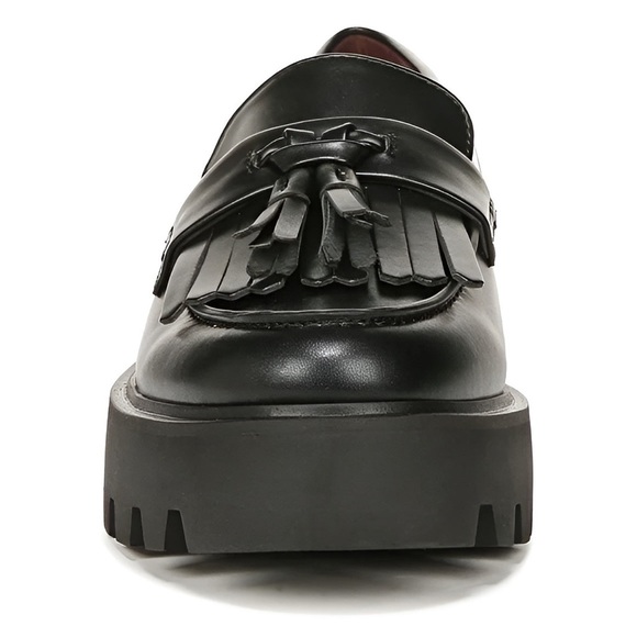 Franco Sarto Women’s Bersa Slip On Loafer in Black Leather with Tassel, Size 6.5 - Picture 3 of 15